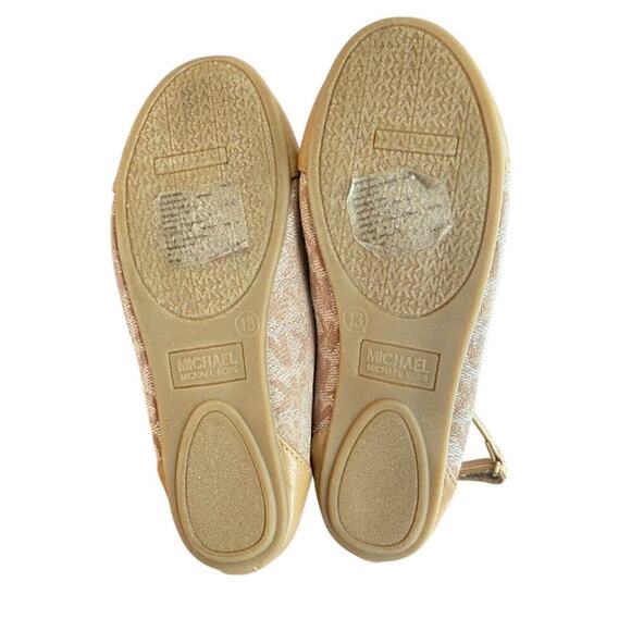 Michael Michael Kors Girl's Tan Beige Dress Casual US 13 Christabel Ankle Buckle - Picture 8 of 8